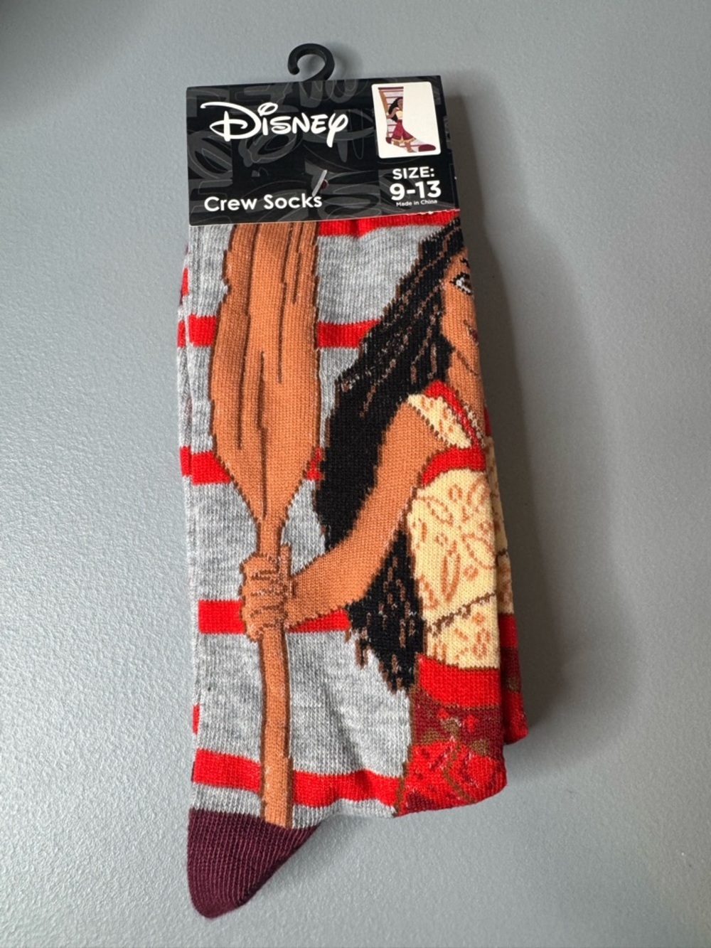 Disney Moana with paddle Crew Socks Art Moana 2